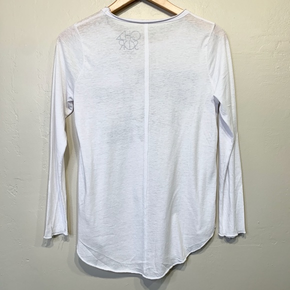 CHASER | “NWT For A Good Time Call Wine” Spellout Long Sleeve Raglan Tee Shirt - Picture 4 of 8